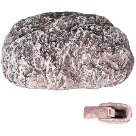 Cachez Une clé à l'extérieur, en résine Fake Rock Keders à l'extérieur, Simulation Stone Hidden Keys Portez pour Le Jardin de la Cour extérieure (Style 2) (1/5)