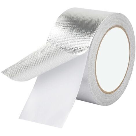 Ruban Adhésif Aluminium Ruban Aluminium pour Étanchéité, 50mm x 20m, Ruban Aluminium Autocollant, Pour La Réparation, Tuyaux, 1 Rouleau (1/5)