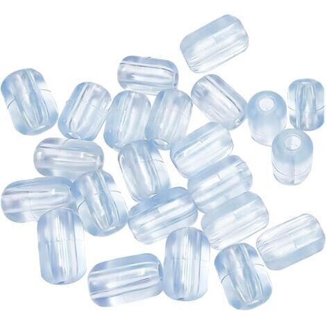 20 Pièces Pieds De Support D'Évier De Cuisine, Plastique Évier Protecteur Pieds, 4.5mm ID x13mm OD Accessoires de Protection de Support de Cuisine (1/5)