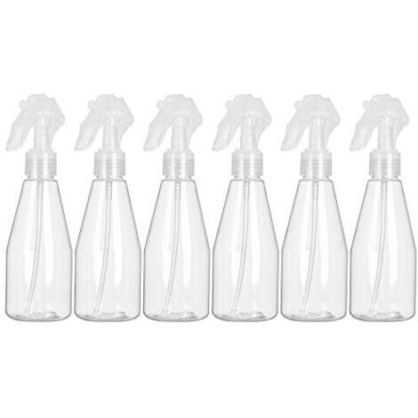 Flacon Spray Vide 200ml, Lot de 6 Vaporisateur Vide en plastique, Bouteille Pulverisateur Vide pour Désinfectant, Jardinage, Nettoyage (1/5)