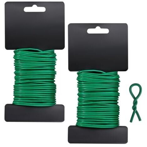 Liens torsadés pour plantes grimpantes - 2,5 mm - 10 m - Souple et réutilisable - Pour plantes grimpantes, plantes d'intérieur et d'extérieur (1/5)