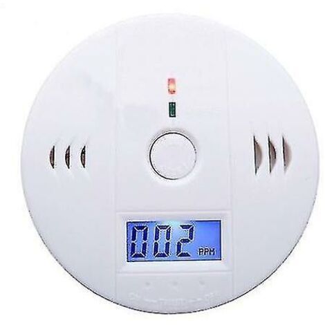 Largeight – Détecteur de fumée et monoxyde de carbone 85 dB – Alimentation sur secteur – Fixation murale – Matériau ABS blanc – Taille 10x10x4 cm (1/3)