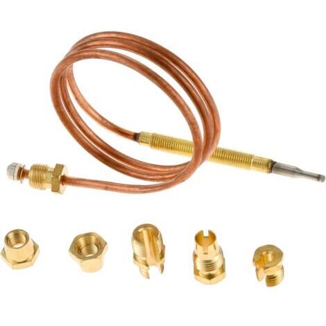 Paire de thermocouples universels à gaz de 60 cm pour chauffe-eau avec 5 pièces fixes appareils à gaz (1/5)