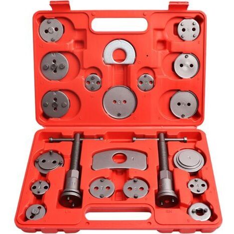 Kit d'outils de rembobinage de piston d'étrier de frein à disque 22 pièces, Outil du mécanicien (1/5)