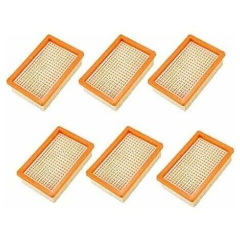 Lot de 6 Filtres pour Aspirateur Karcher MV4 MV5 MV6 WD4 WD5 WD6, PièCes de Rechange Filtre HéPatique--TRIMEC (1/5)