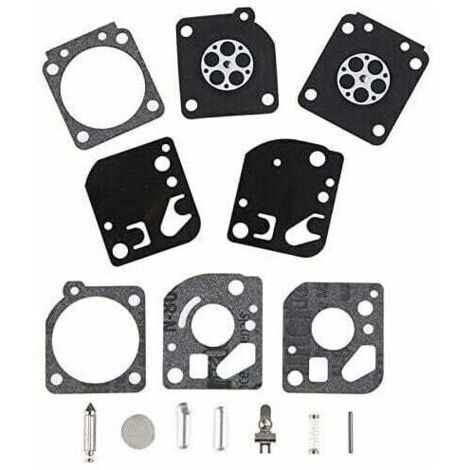 15pcs RB-29 Carburateur Kit de Réparation Membrane Joints Tronconneuse pour ZAMA C1U,Homelite UT-20004-A-B UT-20024-A-B UT-20044-A-B,Ryobi 26cc&30cc (1/4)