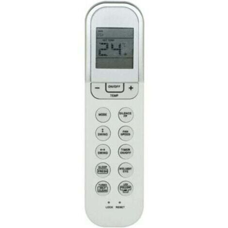 Télécommande de climatiseur compatible 1 pièce-Midea Rg36f /bgef Rg36f2 /bgef Rg36f4 /bgef (1/4)
