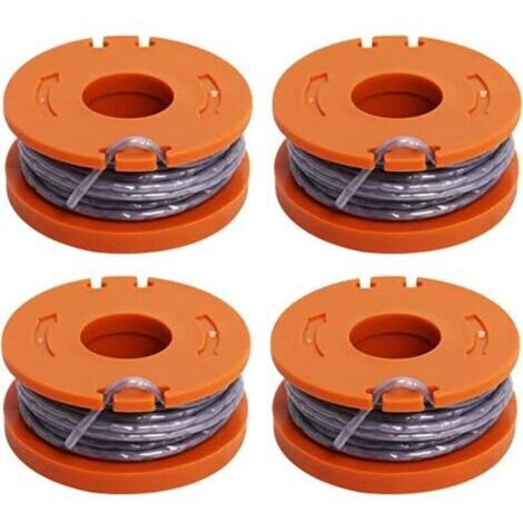 Coupe-herbe Coupe-herbe Cordon Bobine Ligne Compatible avec Mac Allister MGTP18Li, 10ft 1,65 mm Autofeed Strimmers Bobines de rechange (4 paquets) (1/5)