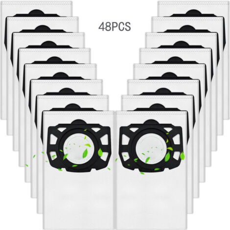 Sac Aspirateur Kärcher, Compatibles avec WD4, WD5, WD6, WD5P, WD6P, MV 4, MV 5, MV 6 Filtration Haute Efficacité, Étanchéité Anti-Poussière, Compatible avec Kärcher 2.863-006.0 (48) (1/5)