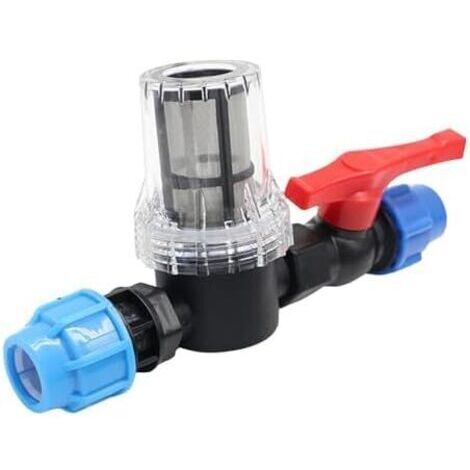 CSPARKV 20mm Raccords d'irrigation goutte à goutte Commutateurs Vanne, Vannes à vanne avec raccord de verrouillage barbelé - Vannes d'irrigation goutte à goutte réutilisables,Accessoires d'irrigation (1/5)