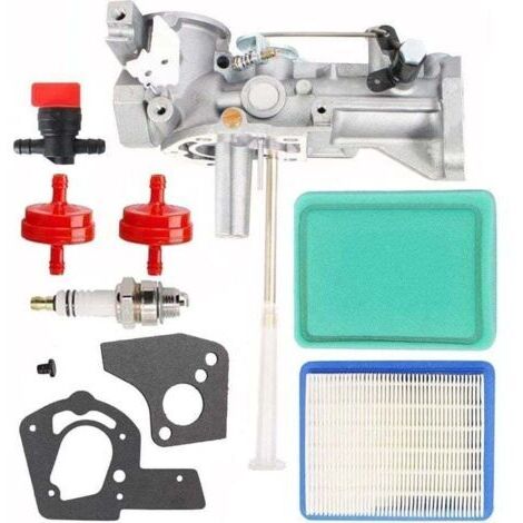 498298 Carburateur compatible avec Briggs & Stratton 5hp 5.5hp 130212 135202 130202 , XU,130292 135292 492611 137202 130232 134202 Craftsman MTD Rototill Broyeur de broyeur der - (1/4)