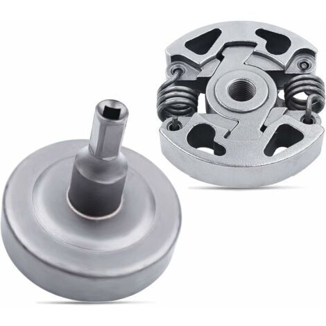 Embrayage et Cloche d'embrayag kit pour Stihl FS38 FS40 FFS50 FS55 et Plus séries,argent,6.76.3,6.11.3 (1/4)