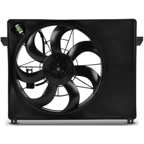 Ensemble ventilateur de refroidissement de radiateur avec protection 253801D500 pour Kia Rondo 2007-2012 (1/3)