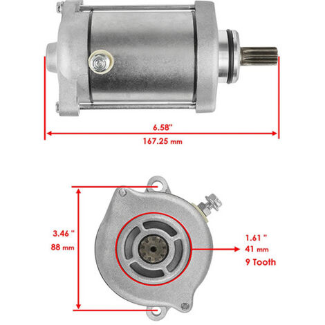 Le démarreur est compatible avec les modèles Arctic Cat 0825-001, 0825-012, 0825-014 et 3545-012. (1/4)
