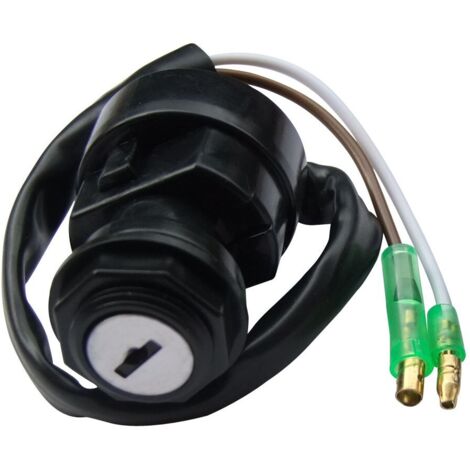 Antivol de contacteur pour moto compatible avec KAMASAKI BAYOU Bayou 300 400 KLF400 4X4 (1/4)