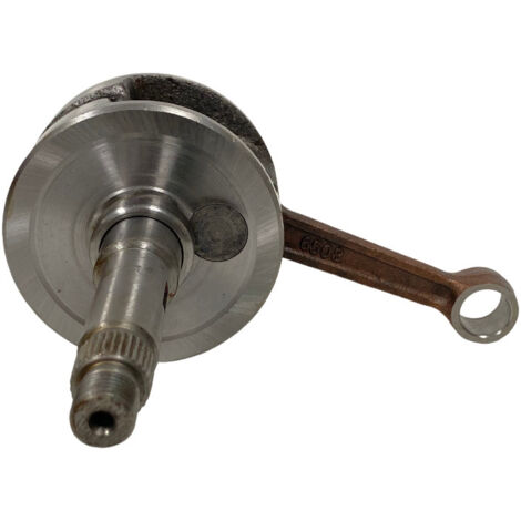 Vilebrequin de moteur de moto compatible avec les pièces de vilebrequin de moto QM50QT-B2 TB50 1DE41QMB. (1/3)