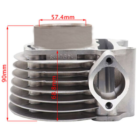 Pièces de cylindre de moto GY6 150CC compatibles avec les ensembles cylindre et pistons GY6 150 157QMJ Haomai 150. (1/3)