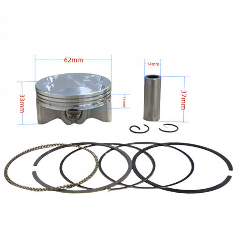 Pièces de piston de moteur de moto pour chemises de cylindre et kits de piston Honda PCX160 (62 mm). (1/3)