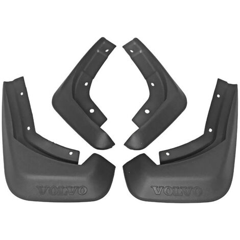 Convient aux garde-boue, pneus et garde-boue souples pour Volvo S60 (2010-2019), noir.