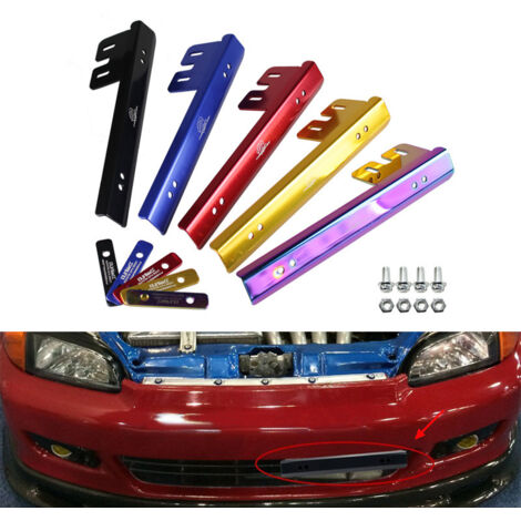 Accessoires de modification automobile, cadre de plaque d'immatriculation en alliage d'aluminium, cadre de plaque d'immatriculation JDM en aluminium coloré, cadre de plaque d'immatriculation, sept cou