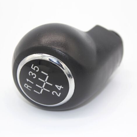 En stock, pommeau/poignée de levier de vitesses manuel noir à 5 rapports pour voitures Opel Astra, une pièce par paquet. (1/4)