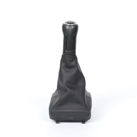 Convient pour Volkswagen Polo 2009-2009, pommeau de levier de vitesse, coutures noires, revêtement noir, ensemble 5 vitesses (une pièce). (1/4)