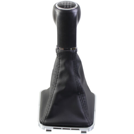 Un ensemble de pommeau de levier de vitesses noir à 6 rapports et kit de modification intégré pour Opel Zafira B2005-2015.