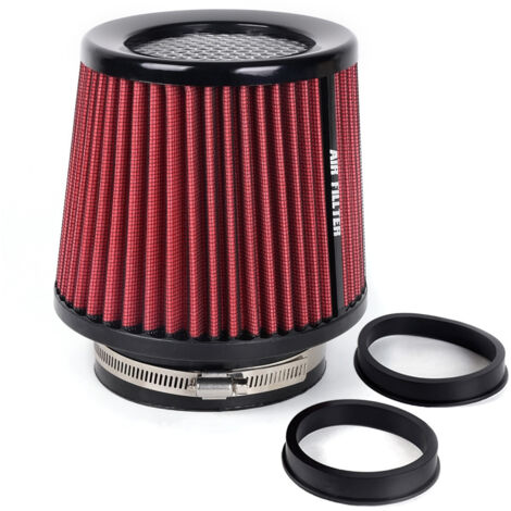 Filtre à air modifié pour voiture, admission 76 mm, type champignon, 76 mm, violet, lot de 1 (1/4)