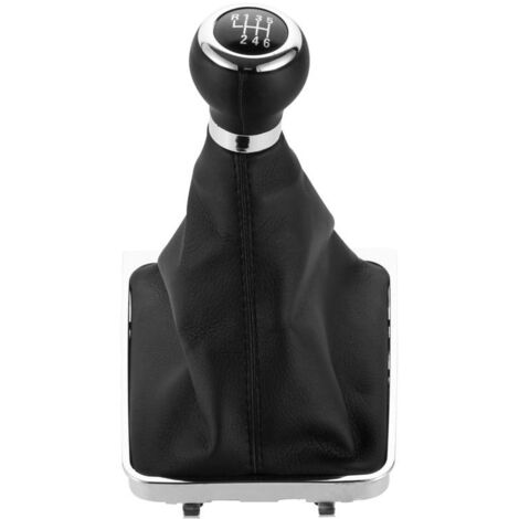 Convient pour Volkswagen Passat B6, modification du pommeau de levier de vitesse, transmission manuelle 6 vitesses gainée de cuir, une pièce par paquet. (1/4)