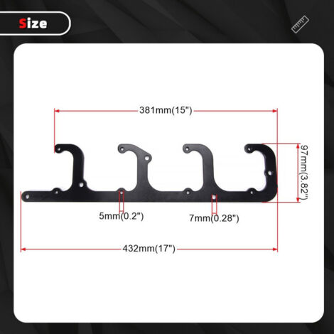 Support de bobine carré LS, cache-soupapes D581 D514A D510C 551654-510C, échange standard pour camion LSX, argent, paquet unique (1/4)