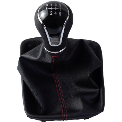 Pommeau de levier de vitesses pour SEAT Leon. Accessoire intérieur de remplacement. Kit Redline 6 vitesses (une pièce).