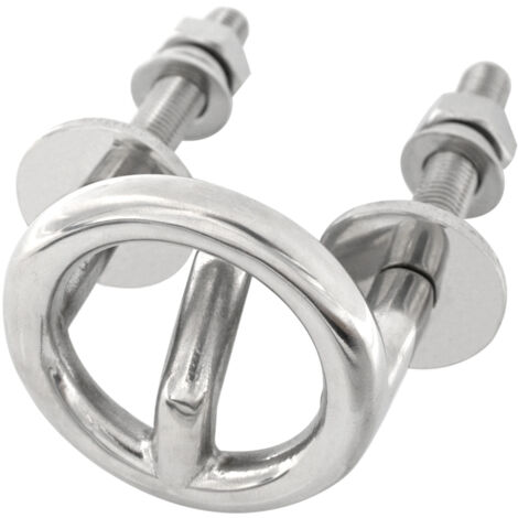 Anneaux de remorquage de ski nautique en acier inoxydable 316 de 62 mm pour yachts et autres accessoires de quincaillerie marine. (1/3)
