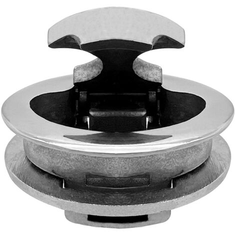 Verrous de plancher en acier inoxydable pour yachts, verrous de porte à anneau de traction rond, accessoires de quincaillerie pour camping-cars, bateaux et yachts. (ISUR/Aishuo) (1/3)