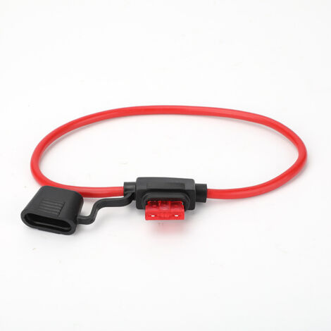 Porte-fusible 10 AWG, 40 A, étanche, convient aux camions, voitures, motos et véhicules électriques. Porte-fusibles 5 A à 40 A disponibles en option (contacter le service client). (1/4)