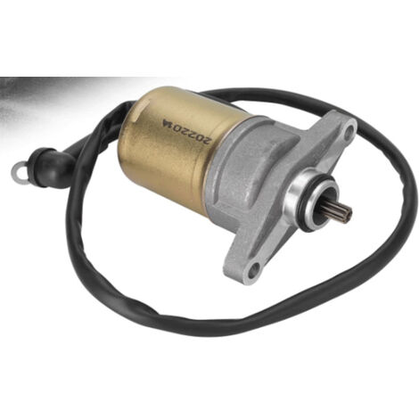Démarreur compatible avec les moteurs 4 temps GY6 47cc, 49cc et 50cc, QMB139. (1/5)