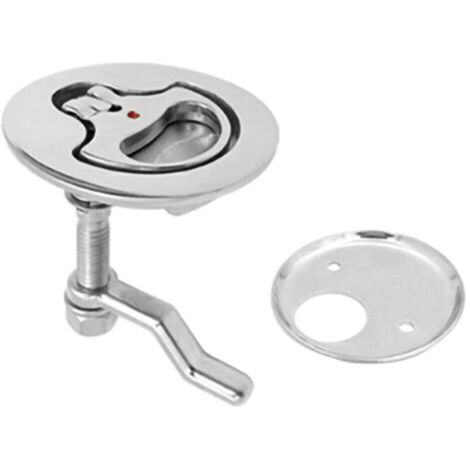 Verrou de plancher encastré en acier inoxydable 316 pour applications marines et nautiques - Accessoires de quincaillerie marine - Verrou de plancher encastré 10 (1/3)