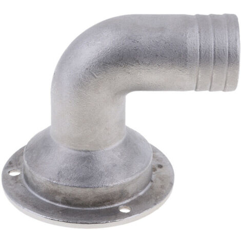 Coude de vidange en acier inoxydable pour évacuation d'eau, siphon de sol, accessoires de quincaillerie pour yachts et bateaux, 32 mm (1/3)