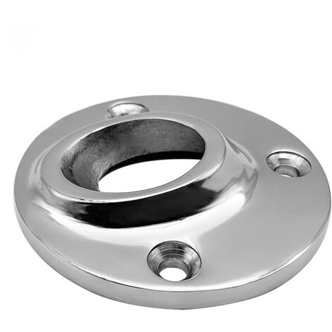 Embase tubulaire à fond rond soudable en acier inoxydable 316, base courte pour rambarde, accessoires de quincaillerie marine, nautique et camping-car, angle de 45°, épaisseur 25 mm (1/3)