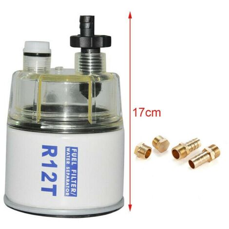 Séparateur huile-eau marin R12T, filtre à huile et à carburant pour moteur diesel, séparateur d'eau, accessoires d'accastillage pour yachts et bateaux (1/3)
