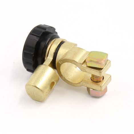Nouveau connecteur de batterie universel en cuivre pur, pince pour borne de batterie automobile, noir (1/5)