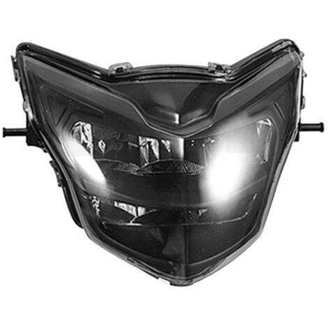 1 couleur : Noir fumé. Matériau : Plastique. Compatible avec Yamaha LC135 V2. (1/5)