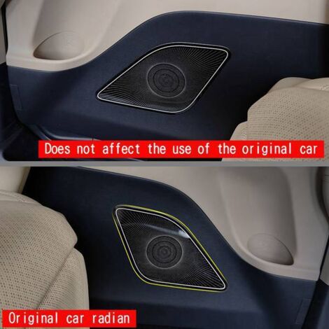 1 paire. Couleur : Noir. Matériau : Acier inoxydable. Convient pour Toyota Alphard Série 40 (à partir de 2023). (1/5)
