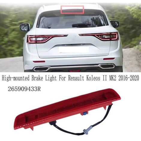 1 couleur : rouge matériau : plastique feu stop surélevé pour voiture, troisième feu stop, feu stop auxiliaire. (1/5)