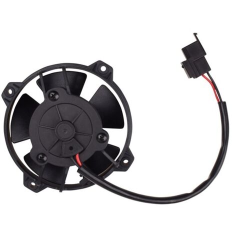 1 couleur : Noir Matériau : Plastique 30103009 Ventilateur de refroidissement mince de 10 cm (4 pouces), 124 CFM (1/5)