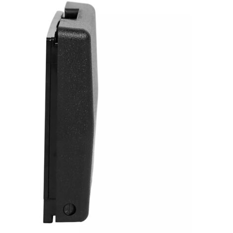 Disponible en une seule couleur : noir. Matière : plastique. Porte-gobelet pliable style moto avec accessoires de montage. (1/5)