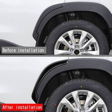 1 paire de baguettes décoratives d'ailes arrière pour Toyota Corolla Cross 2021-2022 (modification extérieure) (1/5)