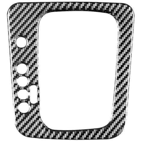 Garniture autocollante en fibre de carbone souple pour panneau de levier de vitesse de voiture (accessoires intérieurs pour véhicules à conduite à gauche, modèles 2010-2016)