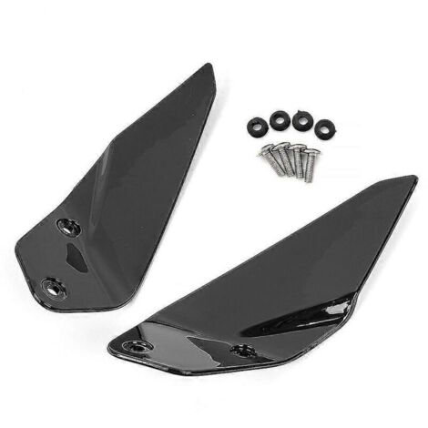 Déflecteur de vent latéral neuf pour pare-brise BMW R1200GS Adv (2014-2020) et R1250GS Adventure (2019-2021) - Noir