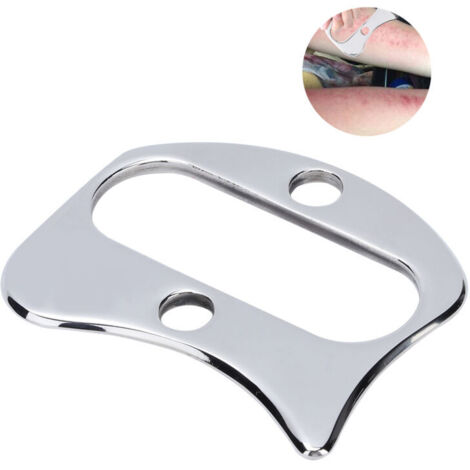Plaque de Gua Sha en Acier Inoxydable pour Soulager les Tensions et Améliorer la Circulation