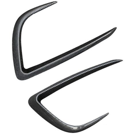 Accessoires pour phare antibrouillard avant Model Y : cache-spoiler, déflecteur d'air, entourage, en fibre de carbone.